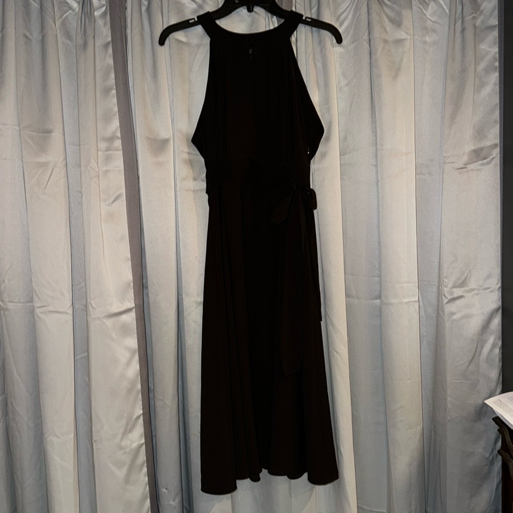 Tahari Halter Neck a-line dress
